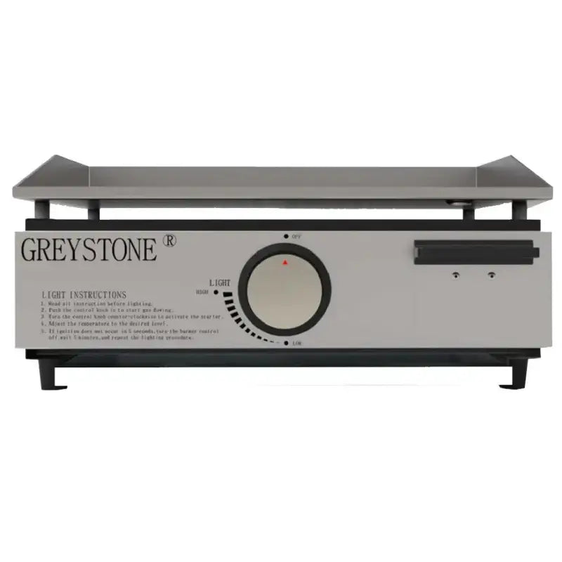 BC1715A Furrion Llc Greystone 17' Griddle with stainless steel panel for outdoor cooking. Ideal for RV, automotive, powersports, off-road, marine, truck accessories, and interior uses. Enhance your exterior kitchen setup. Inside RV, RV Parts Shop, Exterior Parts & Accessories, AVADA - Best Sellers