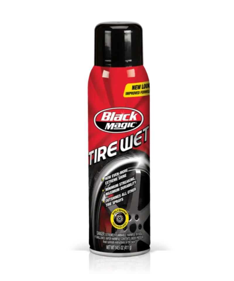 BC23220 Rain X Black Magic Tire Wet Aerosol 14 - Dressing