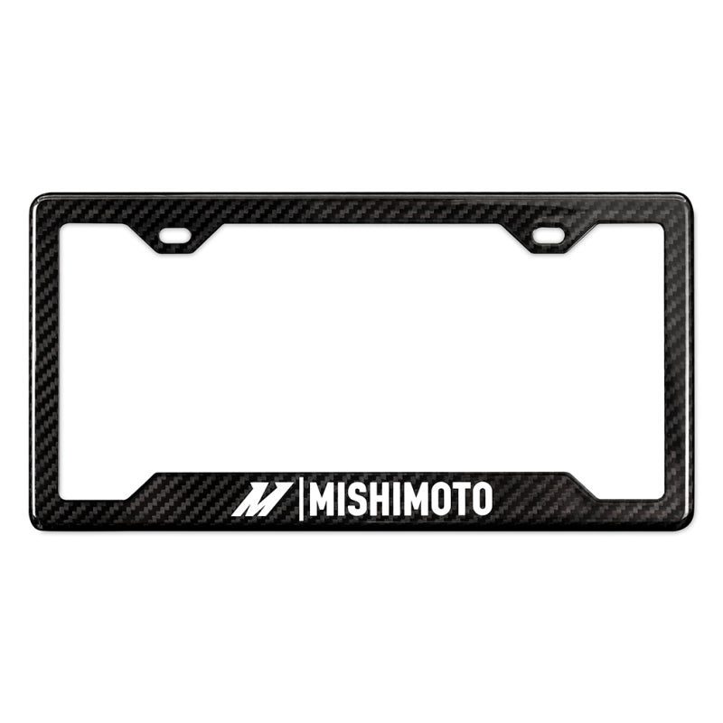 Mishimoto MMPROMO-FRAME-CF-G Mishimoto Carbon Fiber License Plate Frame - Gloss