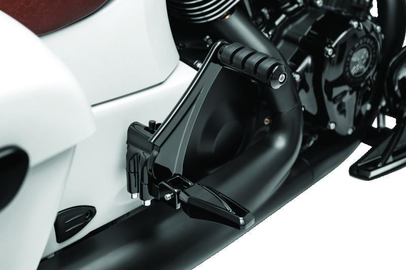 Kuryakyn 5830 Kuryakyn Passenger Peg Mounts Indian Models Gloss Black - 5830