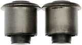Two cylindrical metal and rubber bushings for BC69116 Dorman Bushing replacement