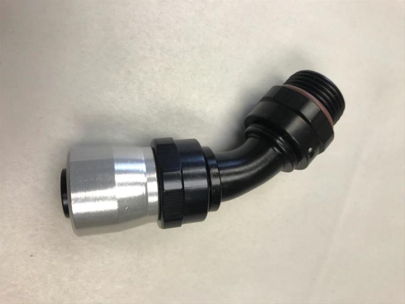 Fragola 3104512-RAD Fragola -12AN Male Rad. Fitting x 45 Degree Sport Crimp Hose End