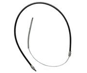 Black parking brake cable with exposed wire and spring for BC93259 Raybestos Parking Brake