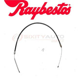 Black parking brake cable for BC93290 Raybestos Parking Brake system