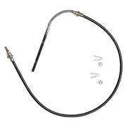 Black parking brake cable with hardware for BC93336 Raybestos Hardware Hydraulics system