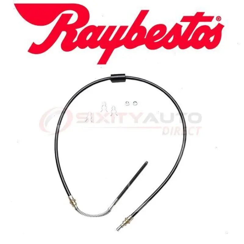 Black parking brake cable from BC93336 Raybestos Hardware for Raybestos Hydraulics systems