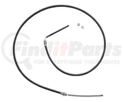 Black cable with metal ends for BC93539 Raybestos Parking Brake replacement