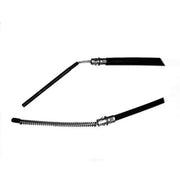 Two black flexible parking brake cables for BC93630 Raybestos Parking Brake Cable