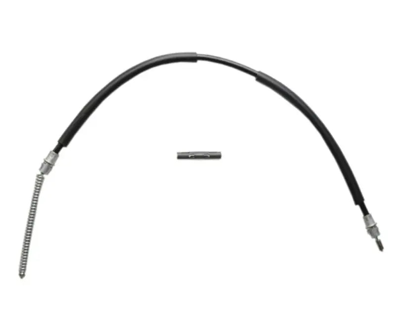 Black Raybestos brake cable with metal ends and spring for BC94385 Raybestos Brake Cable