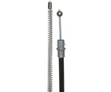 Two-ended parking brake cable with spring and ball for BC94468 Raybestos Brake Cable