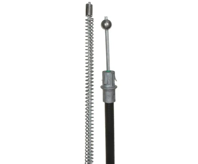 Two-ended parking brake cable with spring and ball for BC94468 Raybestos Brake Cable