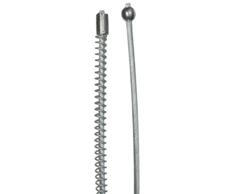 Two metal cables with different end fittings for BC94573 Raybestos Brake Cable