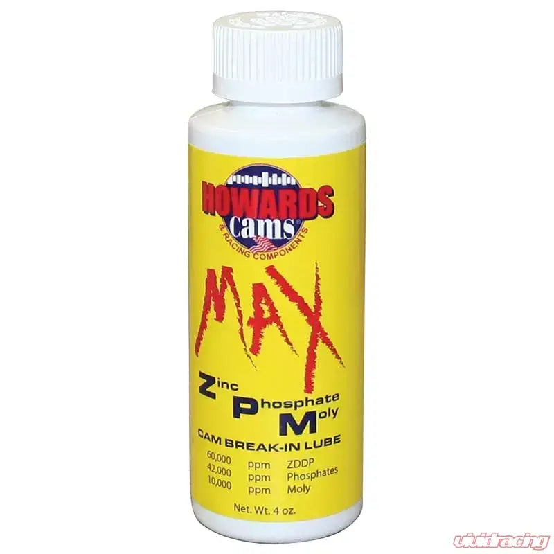 Bottle of Howards Cams Max cam break-in lube for BC95141 Raybestos hardware hydraulics
