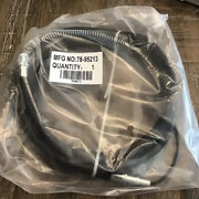 Black BC95213 Raybestos Brake Cable with coiled metal sheath in plastic packaging