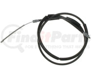 Black parking brake cable for BC95246 Raybestos Hardware Hydraulics system