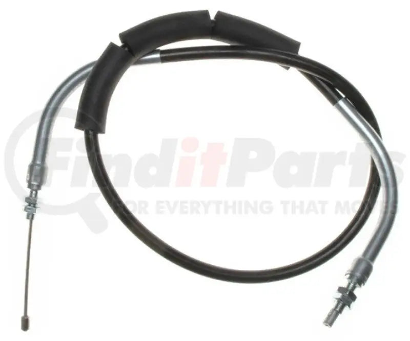 Black and silver cable with metal ends for BC95813 Raybestos Hardware Hydraulics system