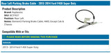 BC97657 Raybestos Brake Cable - Parking