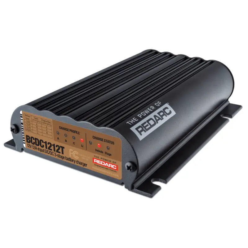 BCDC1212T Redarc 12V 12A In-Trailer Dc-Dc Battery Ch - Charger
