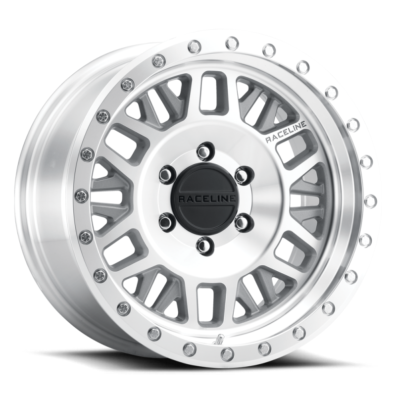 Raceline 951MC-79060-12 Raceline 951MC Ryno 17x9in / 6x139.7 BP / -12mm Offset / 106.1mm Bore - Machined Wheel