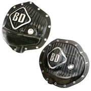 Black differential cover pack for Dodge 2500/3500 front and rear, durable upgrade
