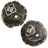 Black differential covers with silver accents from BD Diesel differential cover pack for Dodge 2500/3500