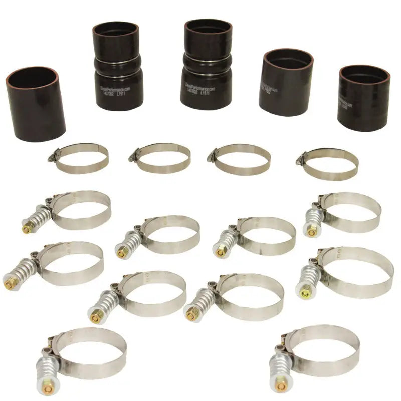 BD Diesel Intercooler Hose & Clamp Kit - 1999-2003 Ford 7.3L PowerStroke - 1047030