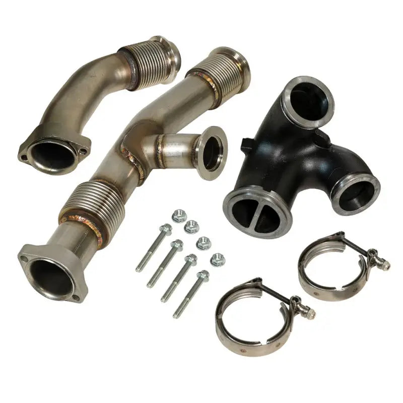 BD Diesel 1043917 BD Diesel UpPipe Kit - Ford 03-04.5 6.0L Powerstroke w/EGR Connector - 1043917