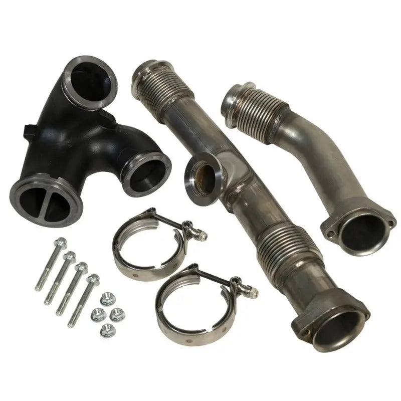 BD Diesel 1043918 BD Diesel UpPipe Kit - Ford 2004.5-2007 6.0L Powerstroke w/EGR Connector - 1043918
