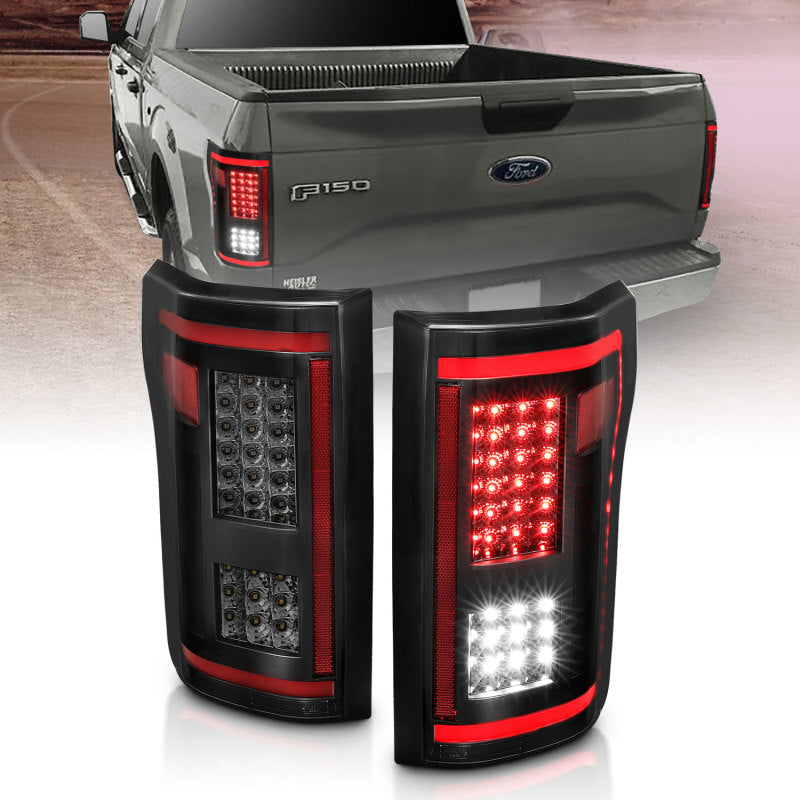 ANZO 311294 ANZO 15-17 Ford F-150 LED Taillights - Smoke