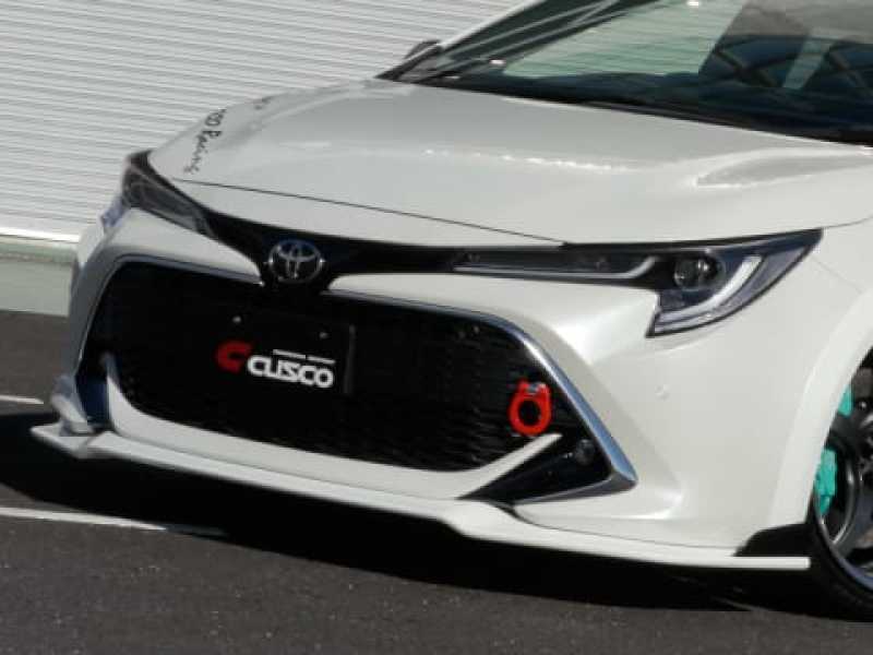 Cusco 1A9 820 F Cusco 19+ Toyota Corolla Hatchback Front Lip Spoiler (Primer/Unpainted)