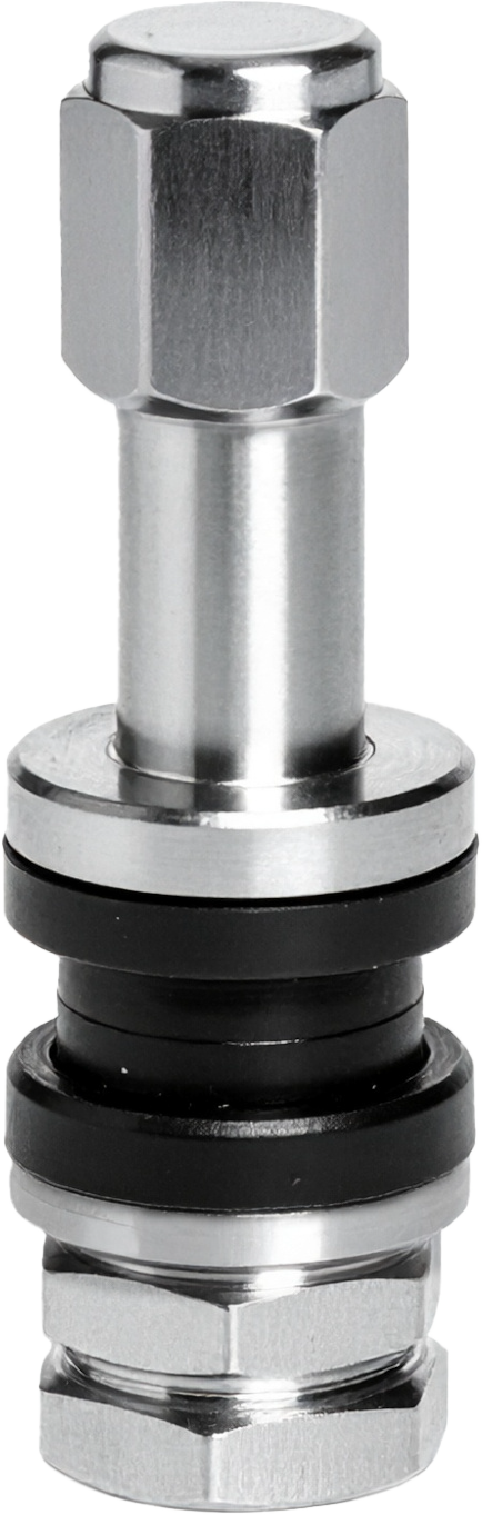 Fire Power Bolt-in Bottom Mount Valve Stems Tire/Wheel Accessories W9911-4 - Chrome Bolt-IN