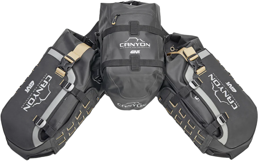 Givi Gravel-T AND Canyon Bags