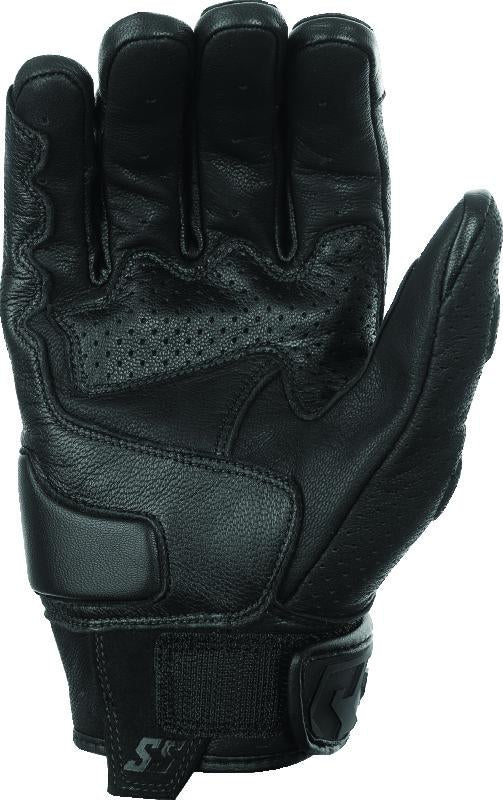 Speed and Strength 892330 Speed and Strength Twist of Fate Leather Gloves Black - Small - 892330