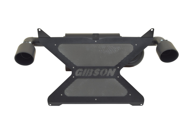 Gibson 98034 Gibson 2018 Can-Am Maverick X3 Turbo Base 2.25in Dual Exhaust - Black Ceramic