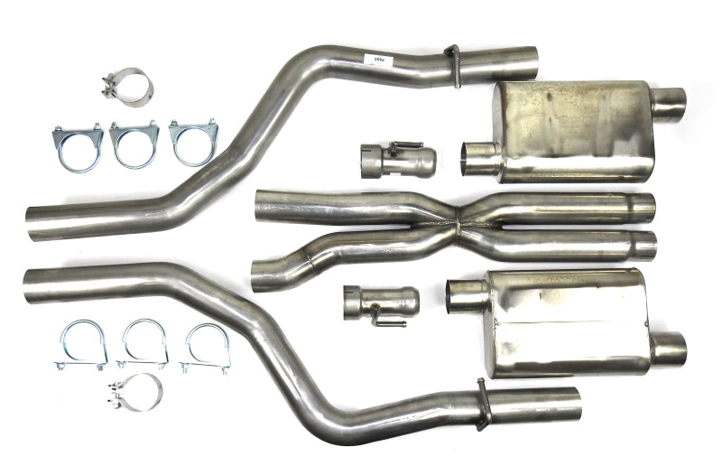 JBA 40-1671 JBA 15-20 Dodge Challenger SRT8/Hellcat 6.1L/6.2L/6.4L 3in SS Dual Exit Cat-Back Exhaust