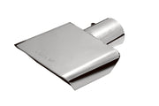 Gibson 500432 Gibson Rectangle Sport Tip - Center - 6x2.75in OD/2.5in Inlet/9.5in Length - Stainless
