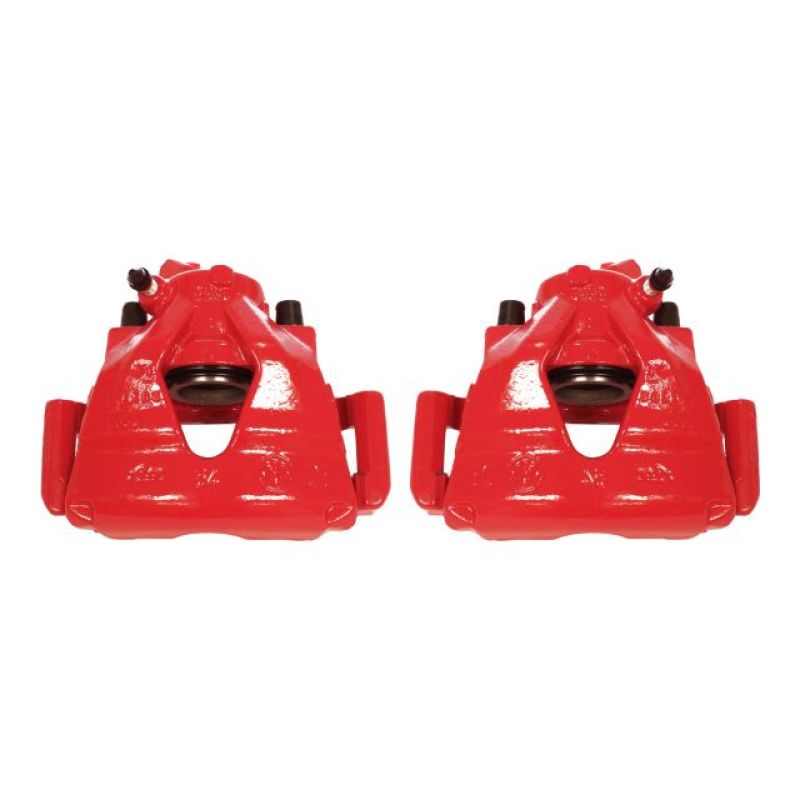 PowerStop S2014 Power Stop 99-10 Volkswagen Beetle Front Red Calipers w/Brackets - Pair