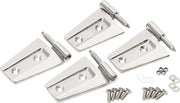 Kentrol 30575 Kentrol 07-18 Jeep Wrangler JK Door Hinge Set 4 Pieces 2 Door - Polished Silver