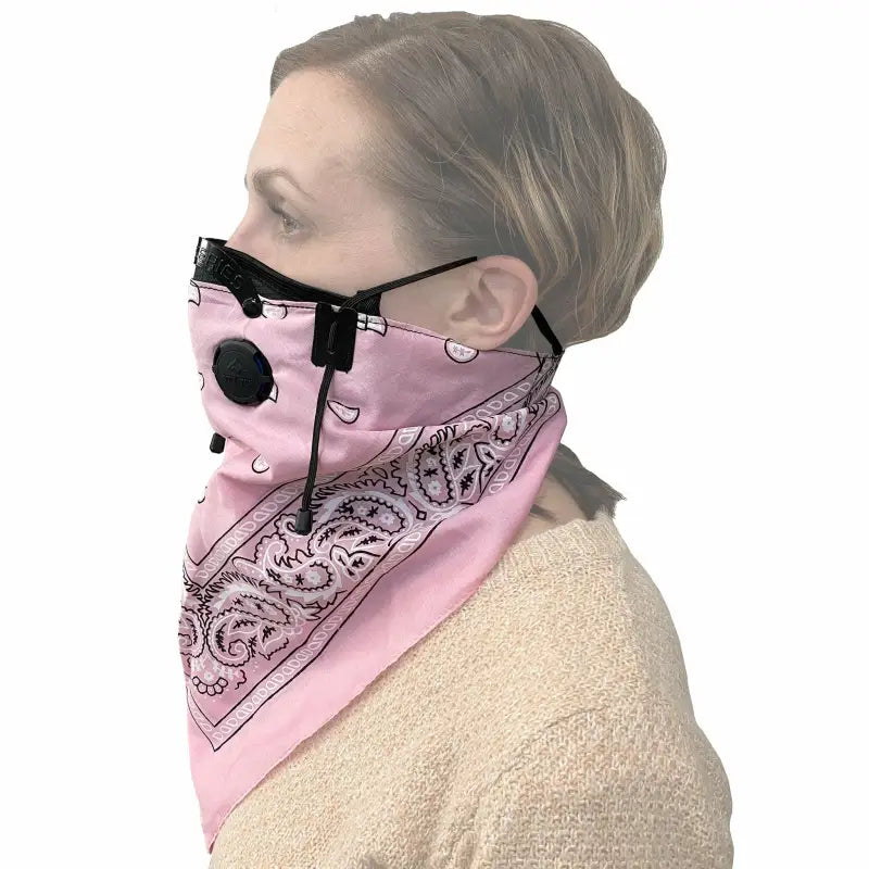 BDMPNK Dust Mask Bandanna Pink 