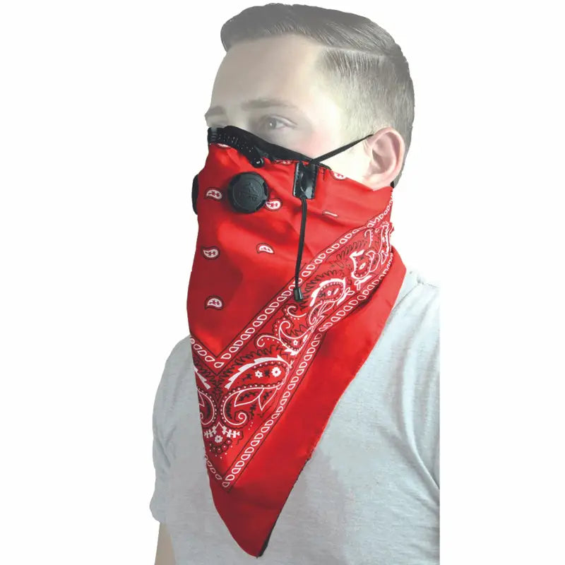 BDMRED Dust Mask Bandanna Red 
