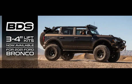 BDS123302 JKS 2021 Ford Bronco Cam Lockout Plates - Lift Kit