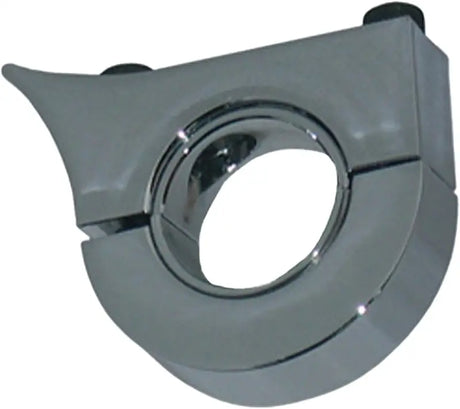 Chrome handlebar clamp for BE550M17 Bullet Housing, fits speedometer tachometer bullet