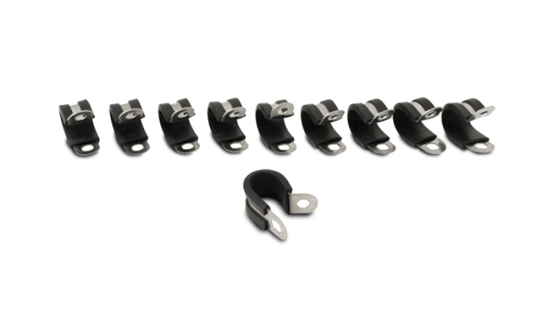 Vibrant 17189 Vibrant Cushion P-Clamp for 0.5625in O.D. Hose - Pack of 10