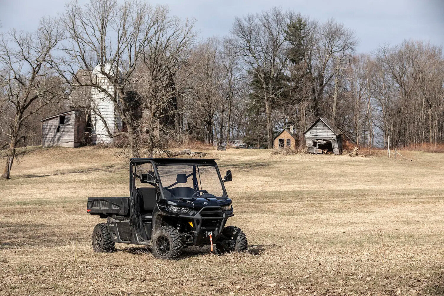 Kolpin Front Poly Windshield - Full Fixed Windshield/Windscreen 3017