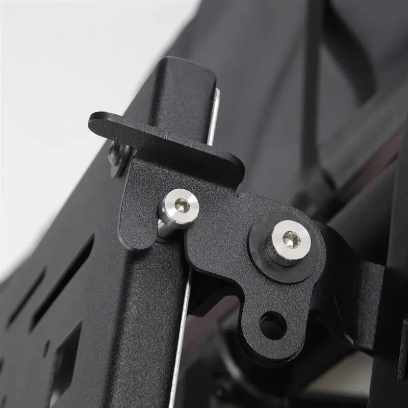 Bed Cargo Rack Side Rail Panel Mounts To Overland Xtreme Racks; Fold Down; 200 Pound Capacity; Black; Steel - Truck &