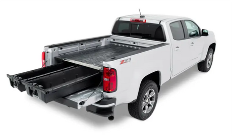 White pickup truck with Bed Drawer 2000 Pound Load Capacity for tough storage needs