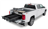 White pickup truck with bed drawer system and high load capacity for tough loads