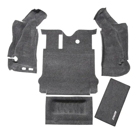 BedRug 07-10 Jeep JK 2Dr Rear 5pc Cargo Kit (Incl Tailgate & Tub Liner) - Truck Automotive