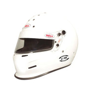 White racing helmet from Bell K1 Pro SA2020 V15 Brus series for racing fans