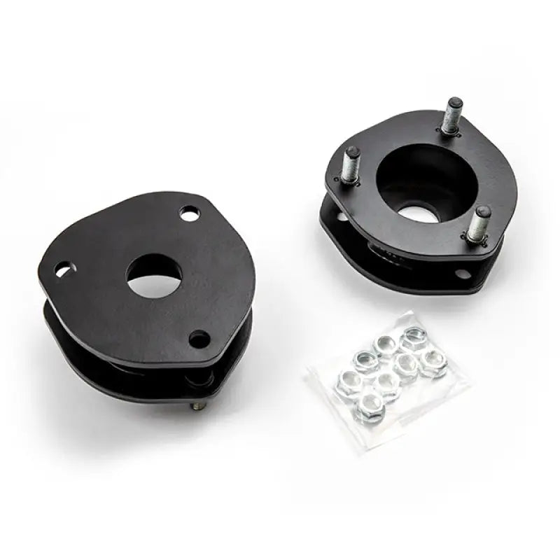 Black metal suspension lift kit with strut spacer for Dodge RAM 1500, lifetime warranty